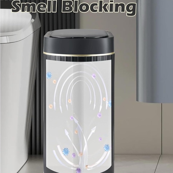 Butterfly Lid Sensor Trash Can NWT - Picture 5 of 9